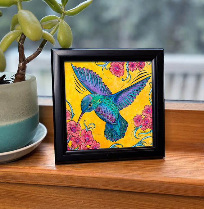 Hummingbird Framed Art