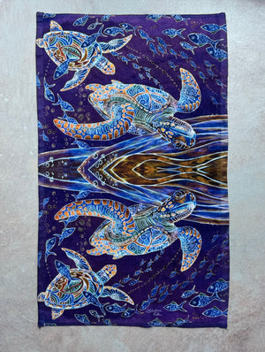 Turtles and Fish Hand Towel