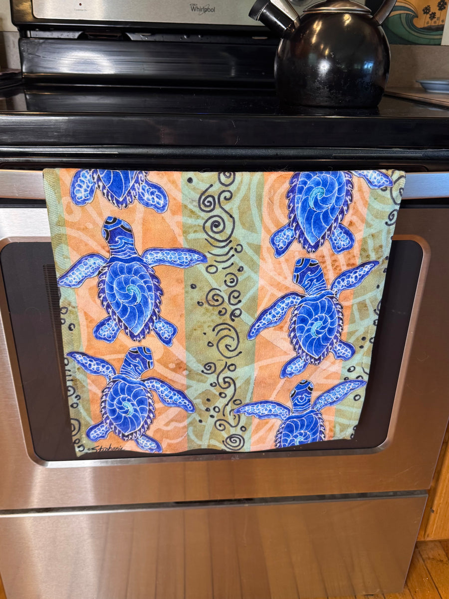 Traveling Turtles Hand Towel