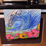 Hibiscus Wave Hand Towel