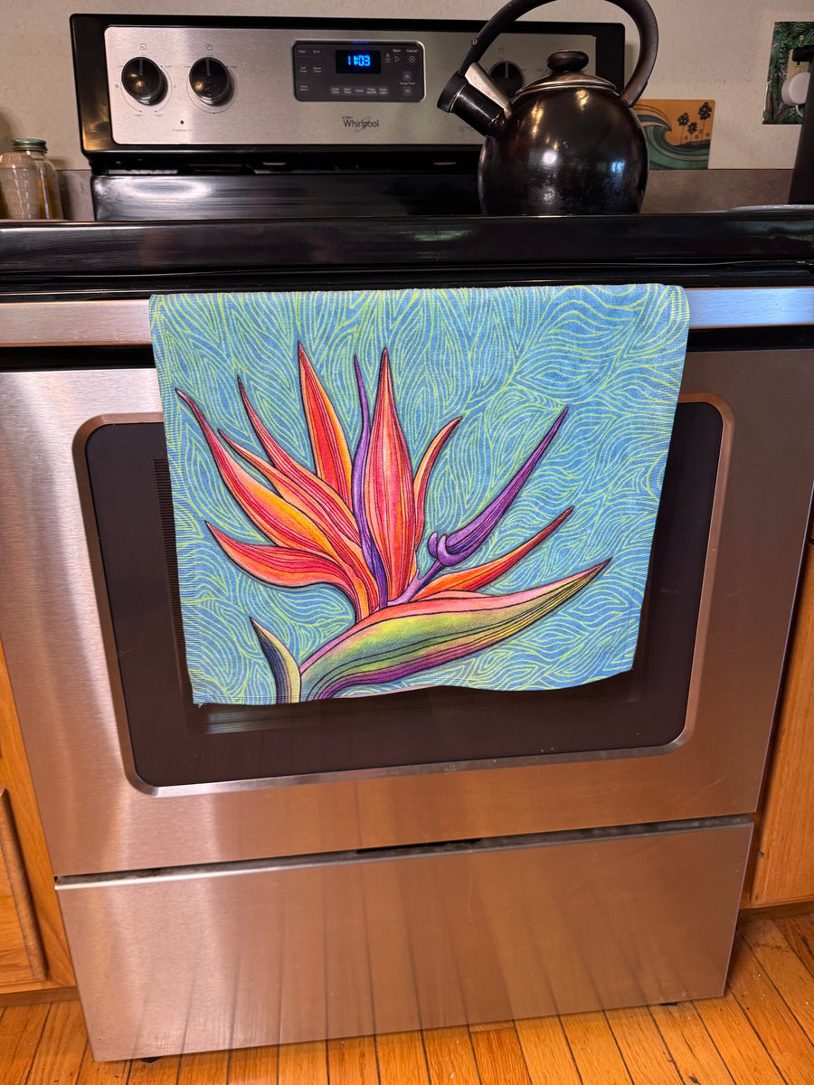 Bird of Paradise Hand Towel