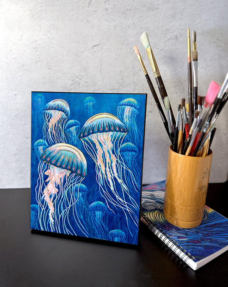 Jellyfish Wall Art Panel