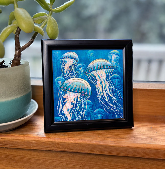 Jellyfish Framed Art