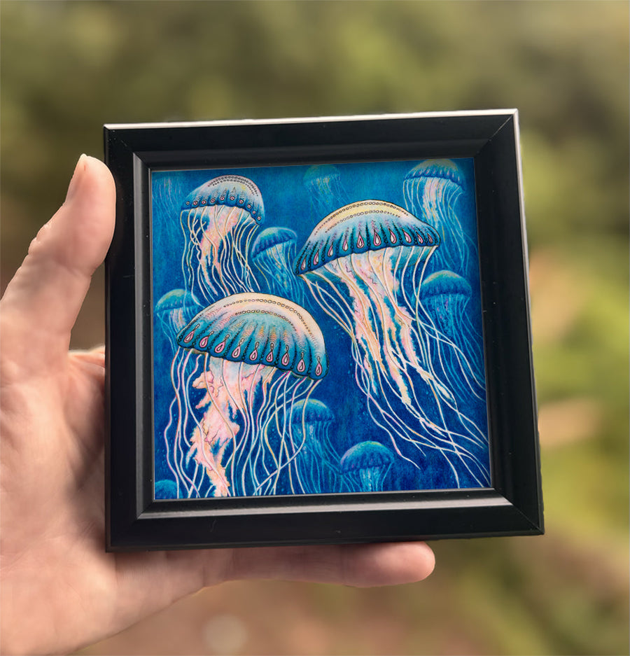 Jellyfish Framed Art