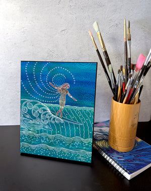 Lady Slider Wall Art Panel