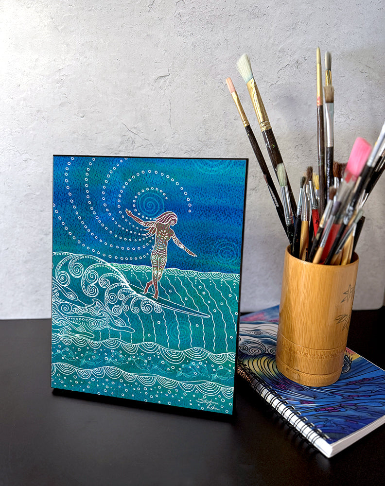 Lady Slider Wall Art Panel