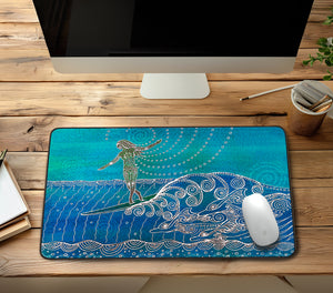 Lady Slider Desk Mat