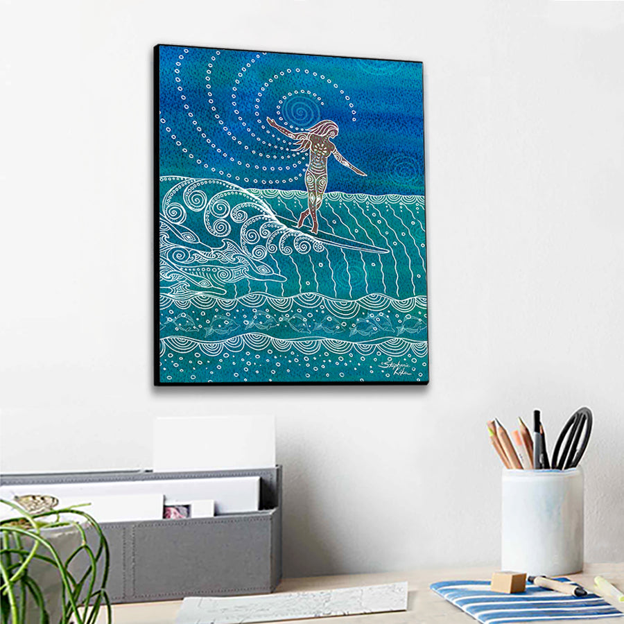 Lady Slider Wall Art Panel