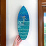 Lady Slider Surfboard Wall Art