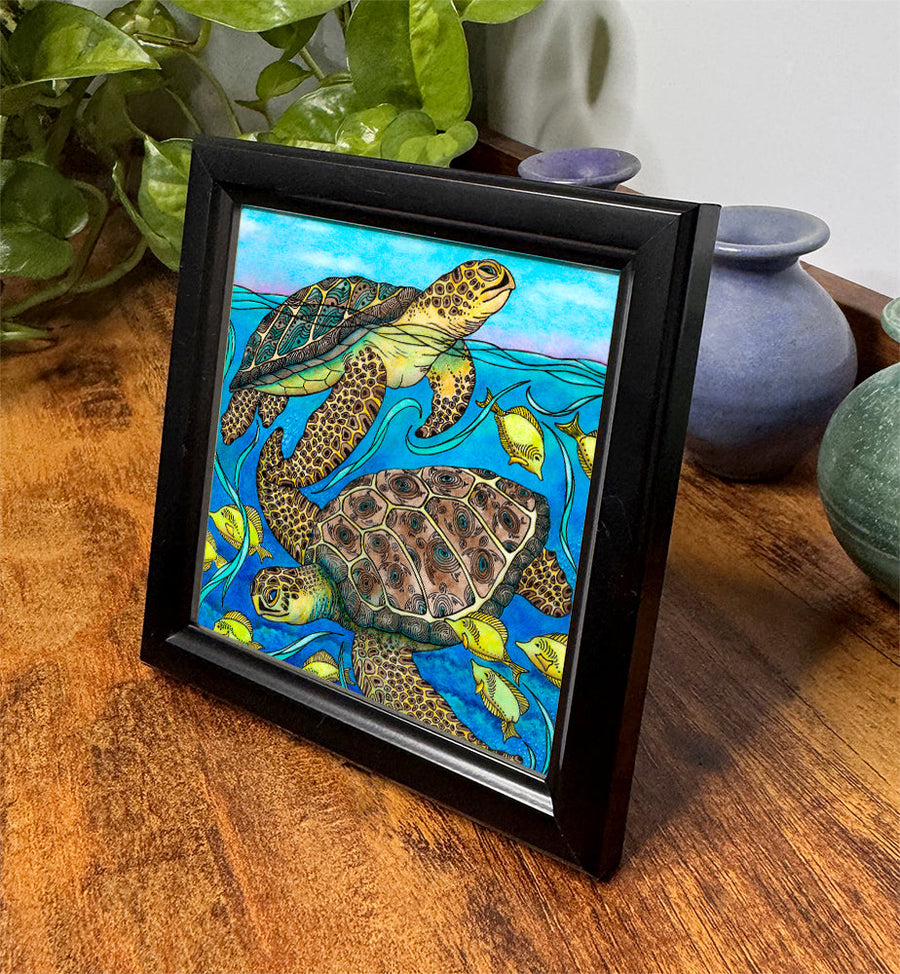 Looking Around Framed Art