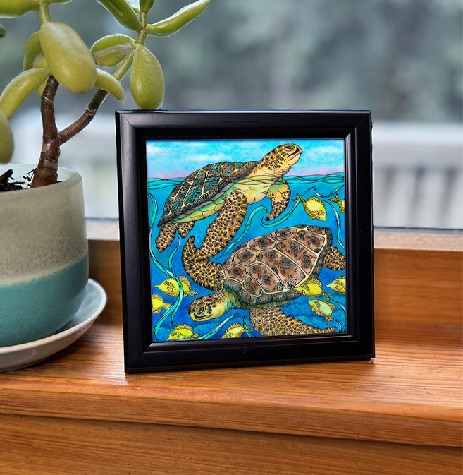 Looking Around Framed Art