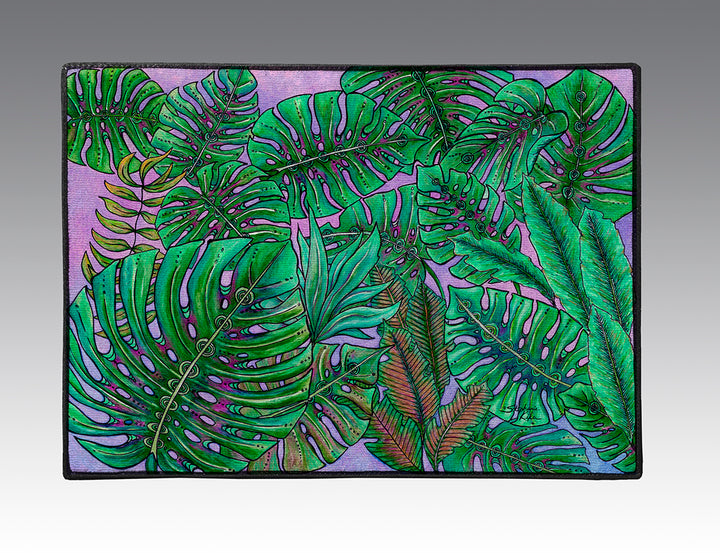 Monstera Leaves Door Mat