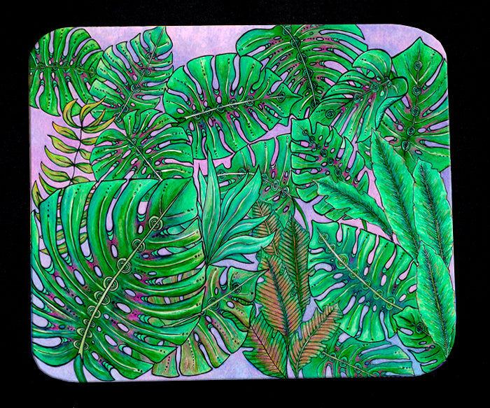 Monstera Leaves Mousepad