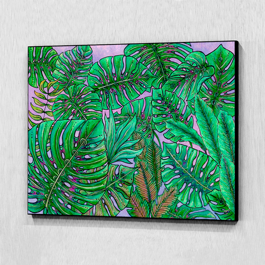 Monstera Leaves Wall Art Panel