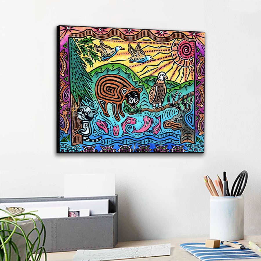 Mountainview Wall Art Panel