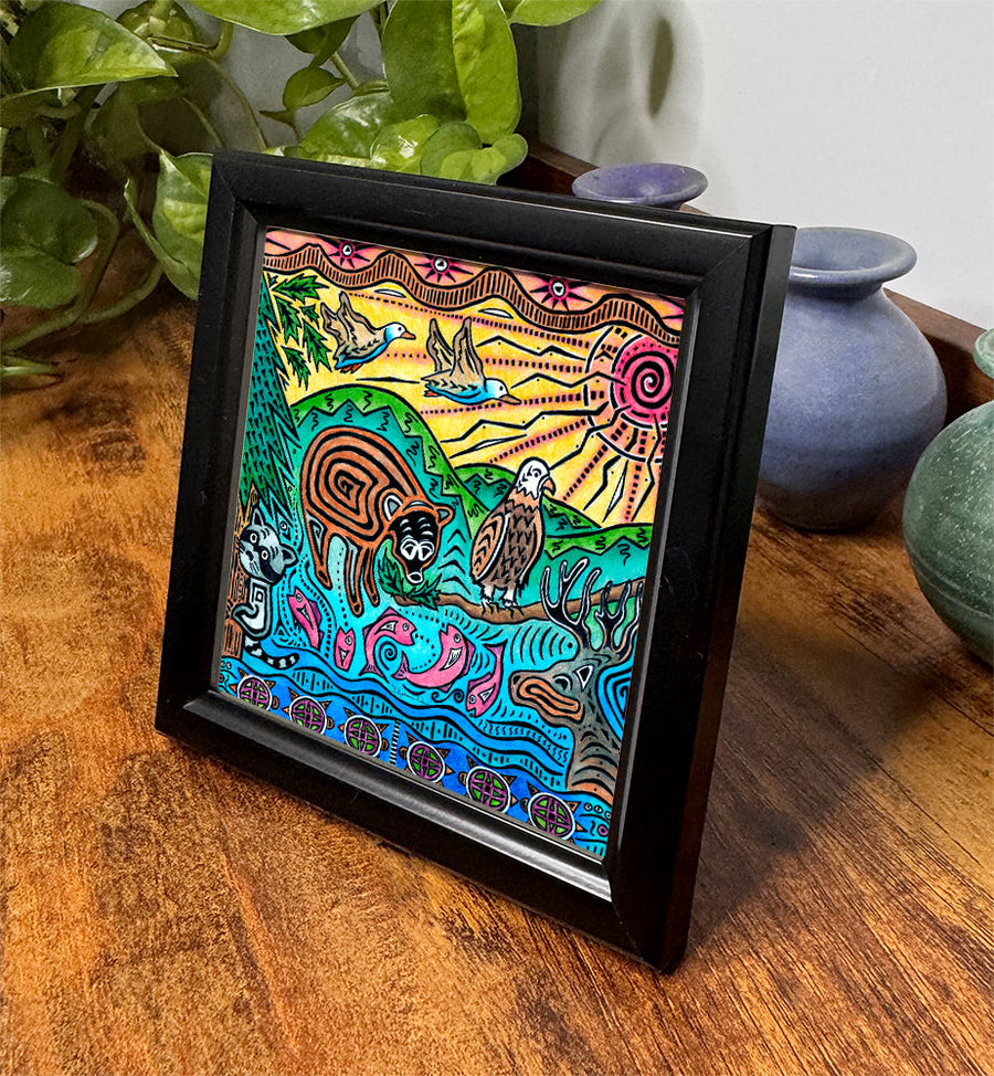 Mountainview Framed Art