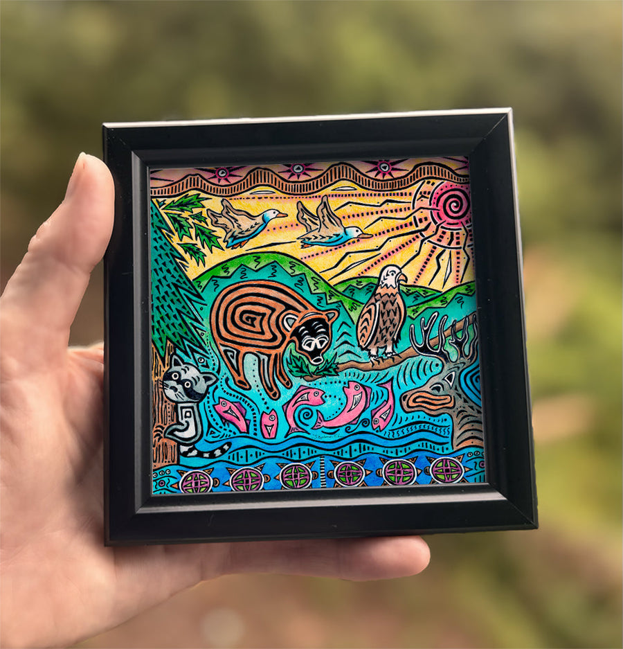 Mountainview Framed Art