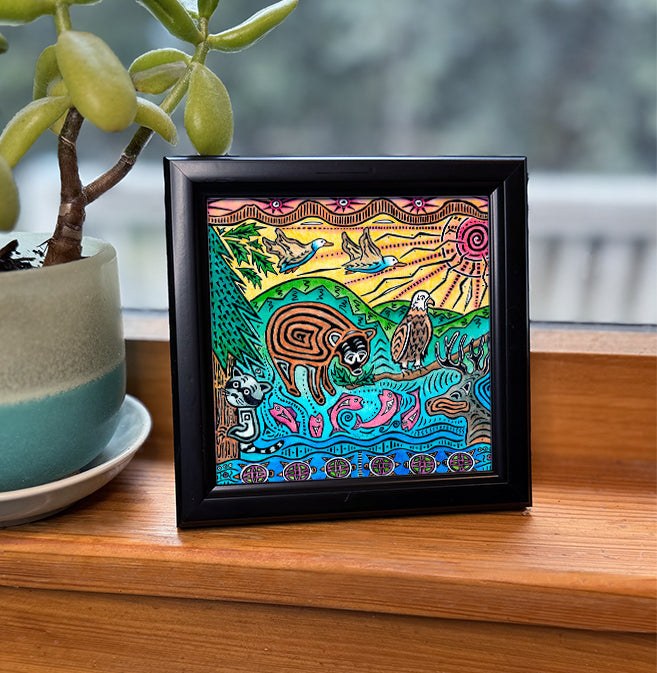Mountainview Framed Art