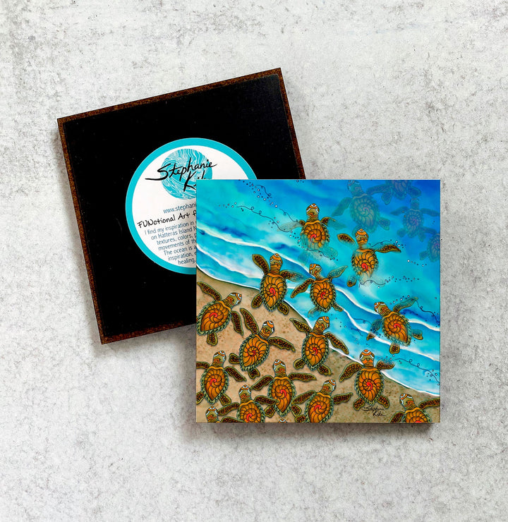 Ocean Bound Turtles Magnet