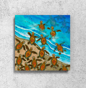 Ocean Bound Turtles Magnet