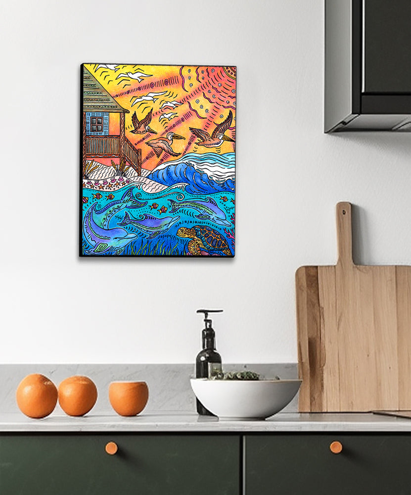 Oceanfront Wall Art Panel