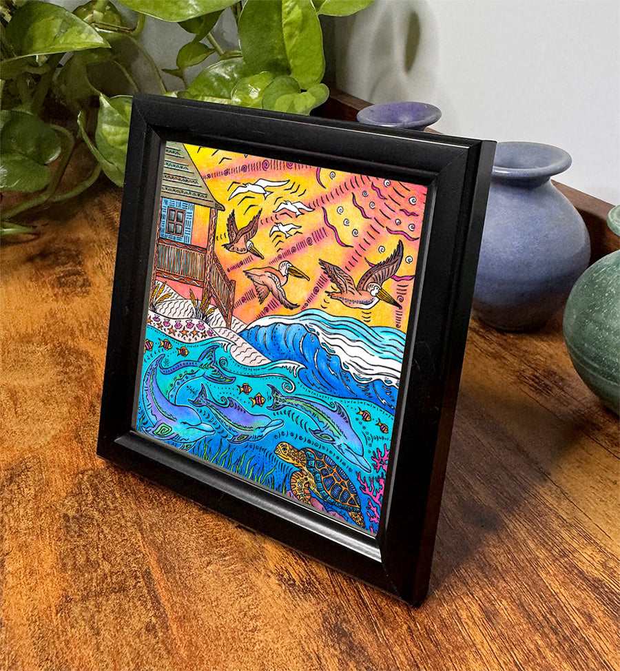 Oceanfront Framed Art