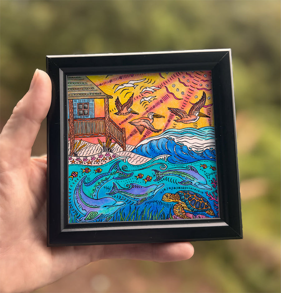 Oceanfront Framed Art