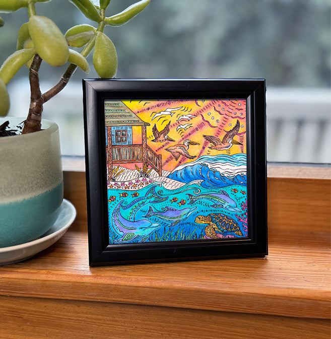 Oceanfront Framed Art