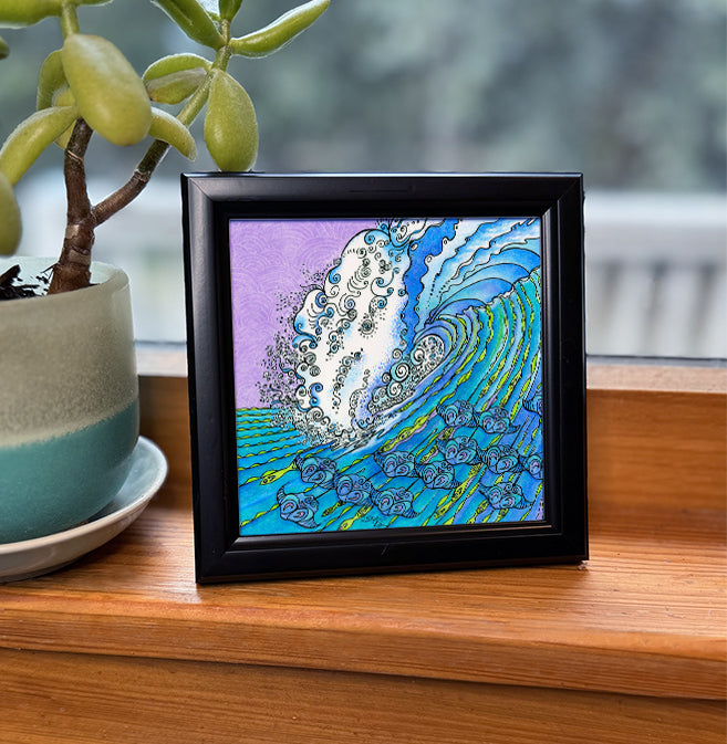 Ocean Life Framed Art