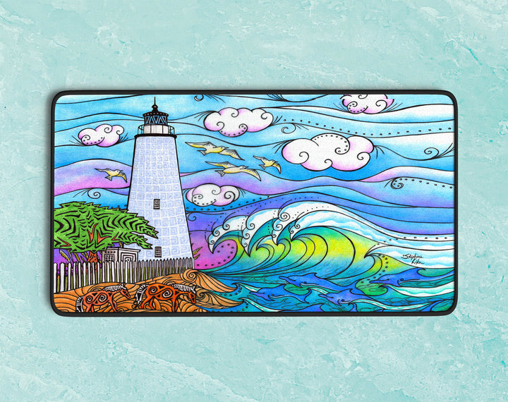 Ocracoke Waves Desk Mat