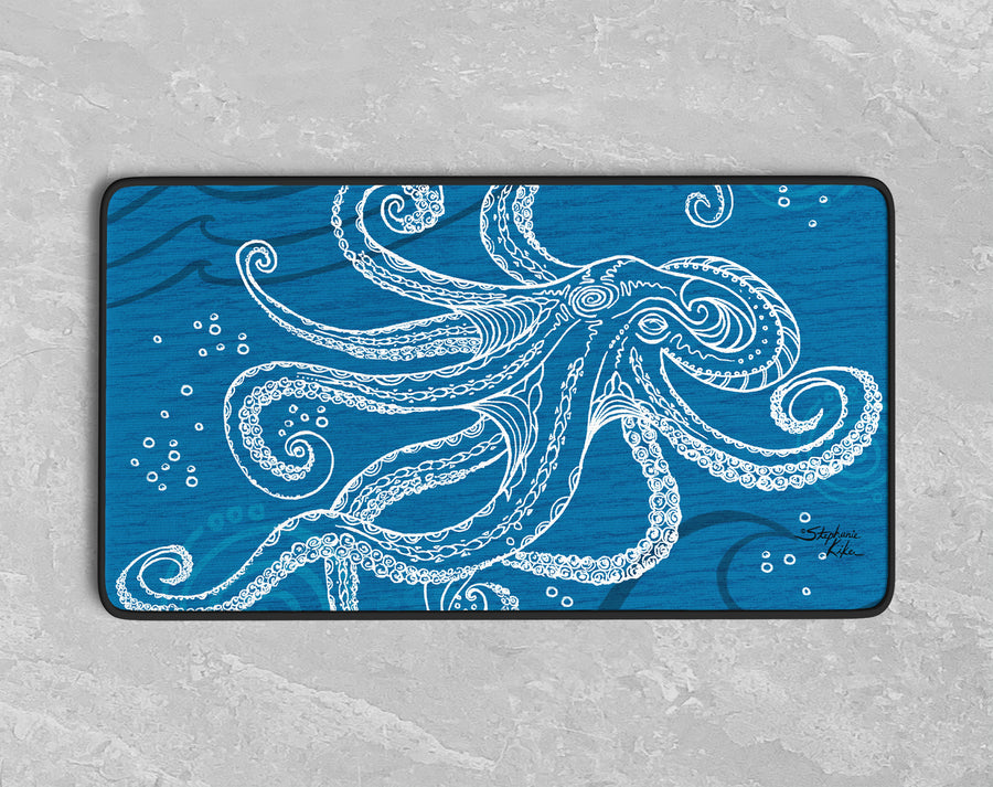 Octopus One Color Desk Mat