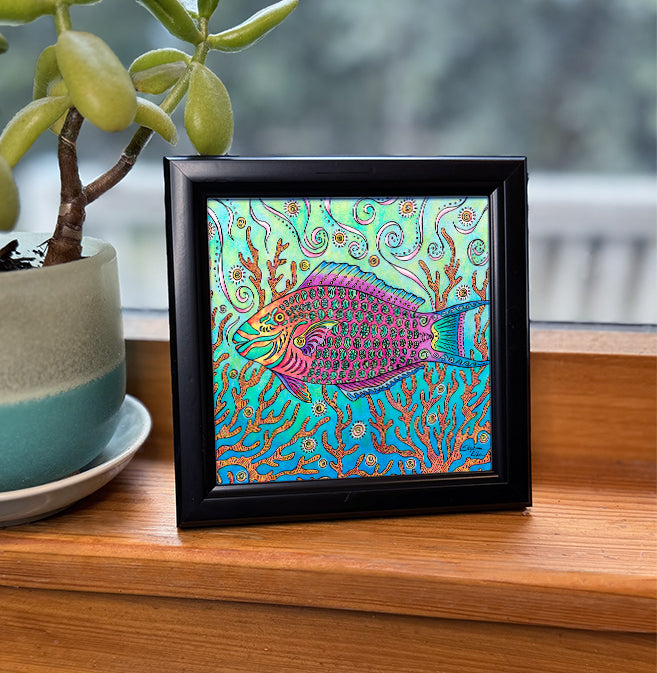 Party Wave Framed Art