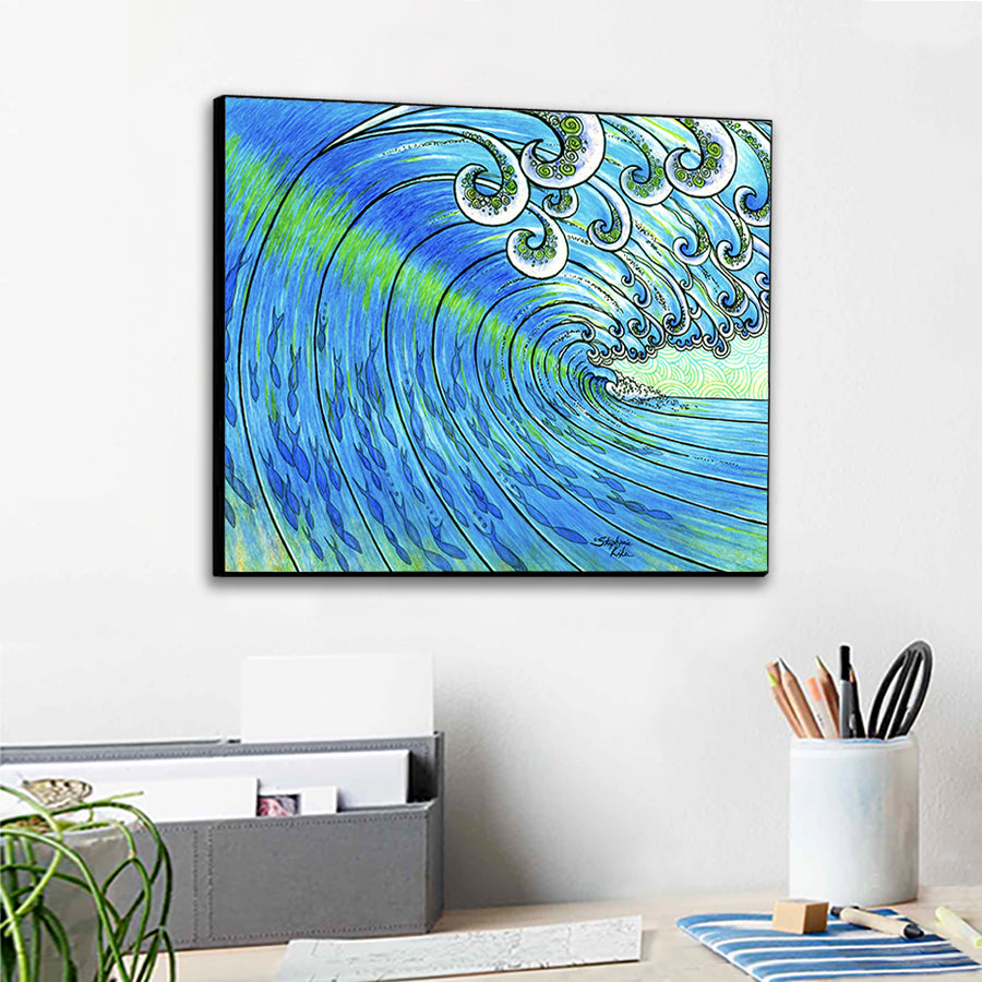 Party Wave Wall Art Panel