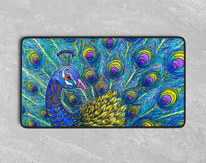 Peacock Desk Mat