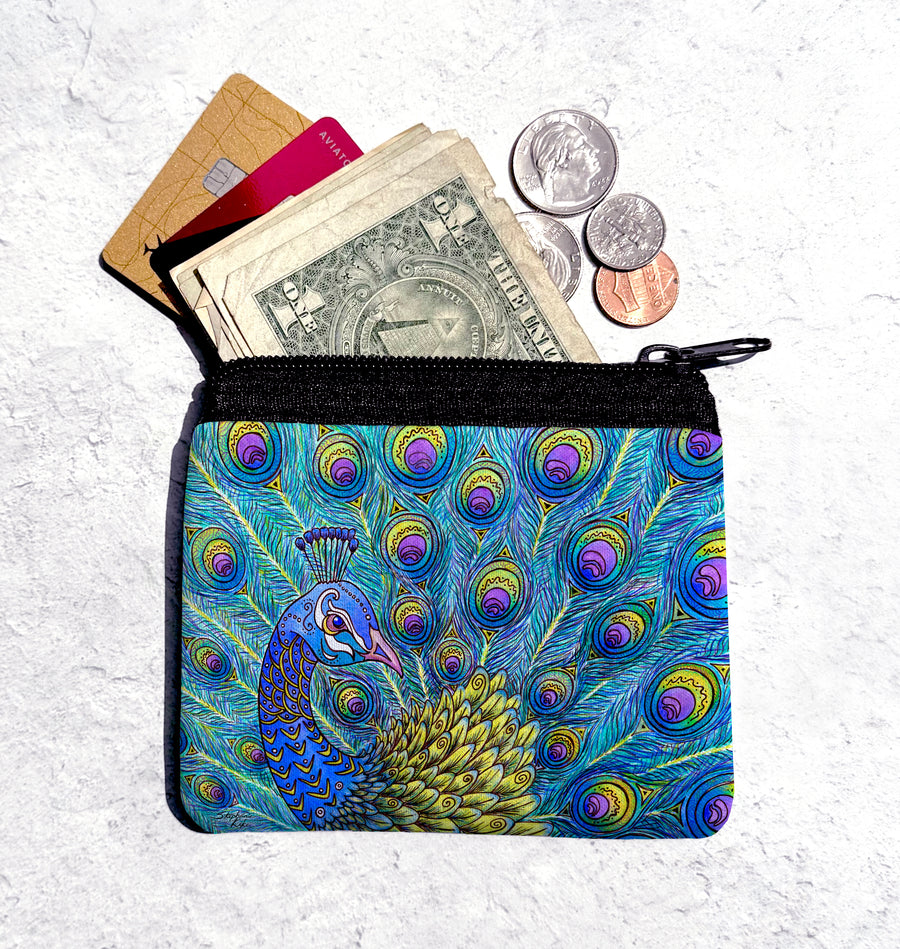 Peacock Coin Bag