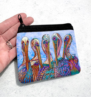 Pelican Party Coin Bag