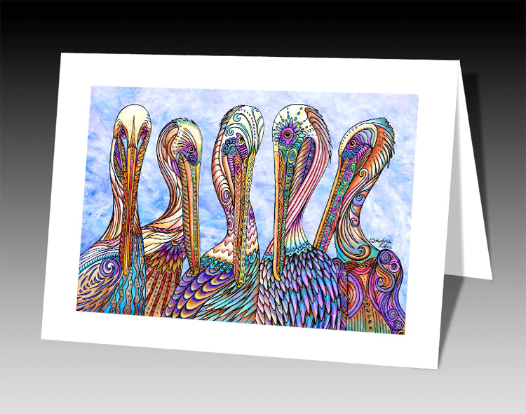 Pelican Party Notecard