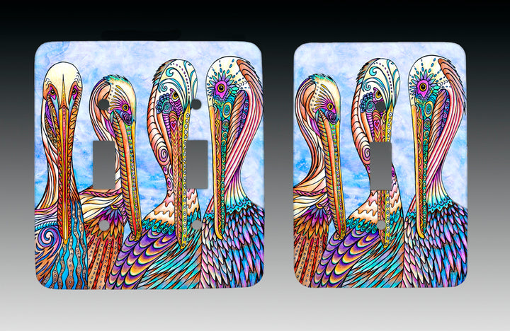 Pelican Party Light Switch Cover