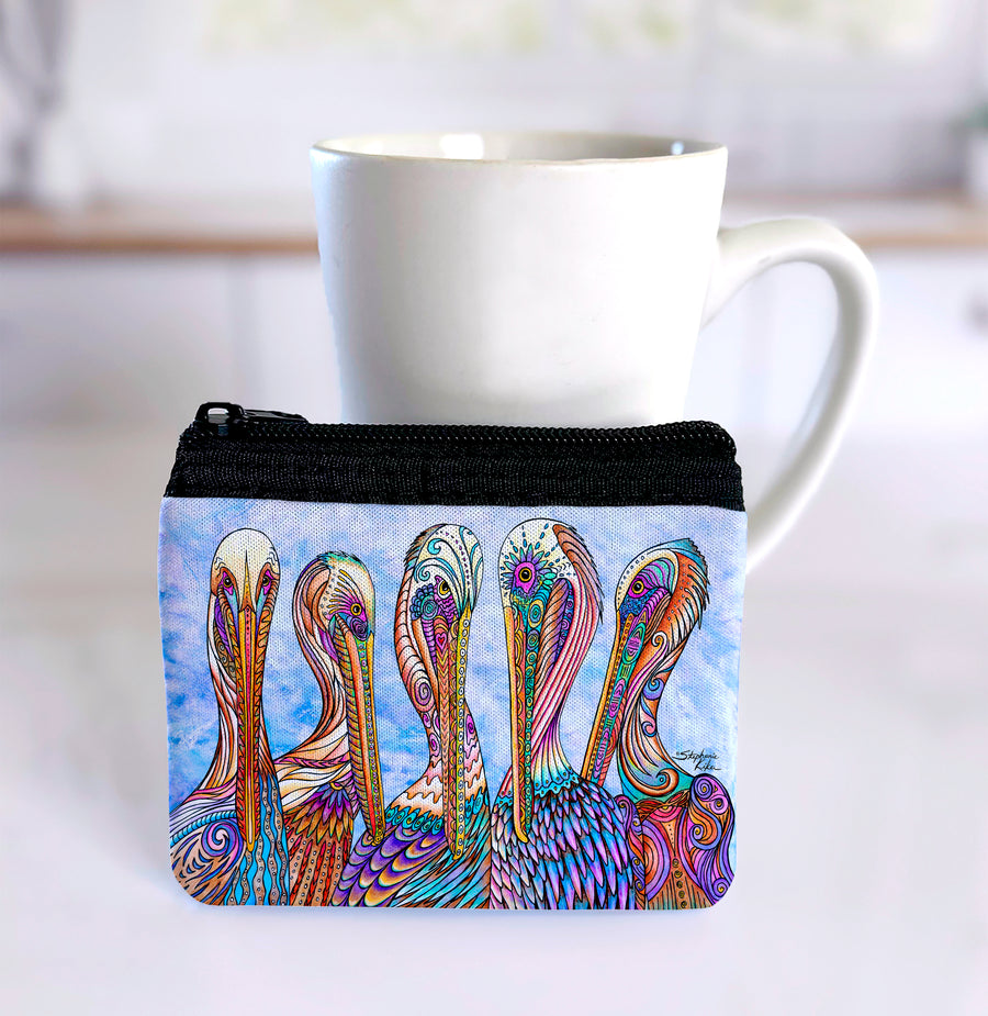 Pelican Party Coin Bag