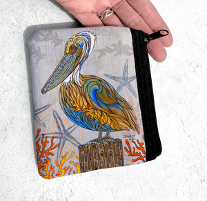 Pelican Perch Coin Bag