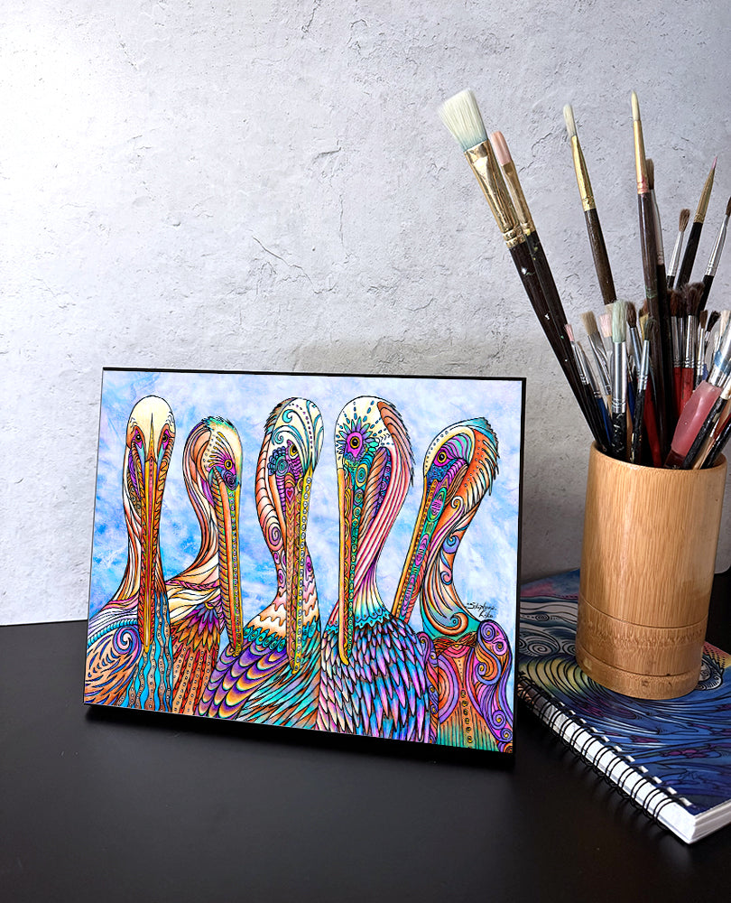 Pelican Party Wall Art Panel