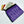 Purple Pelican Party Coin Bag