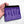 Purple Pelican Party Coin Bag