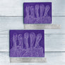 Purple Pelican Party Ceramic Tile
