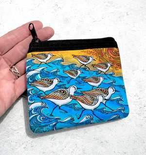 Sanderling Dance Coin Bag