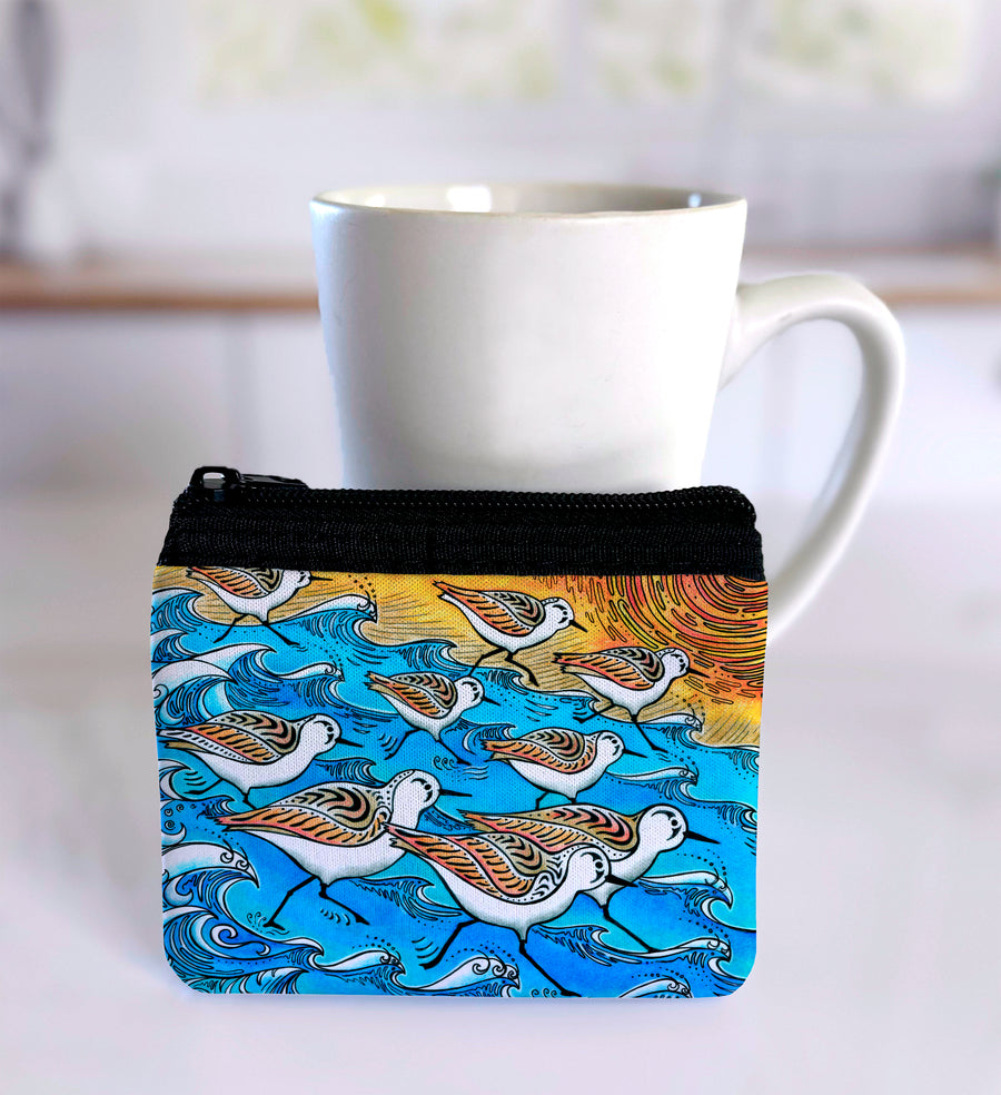 Sanderling Dance Coin Bag