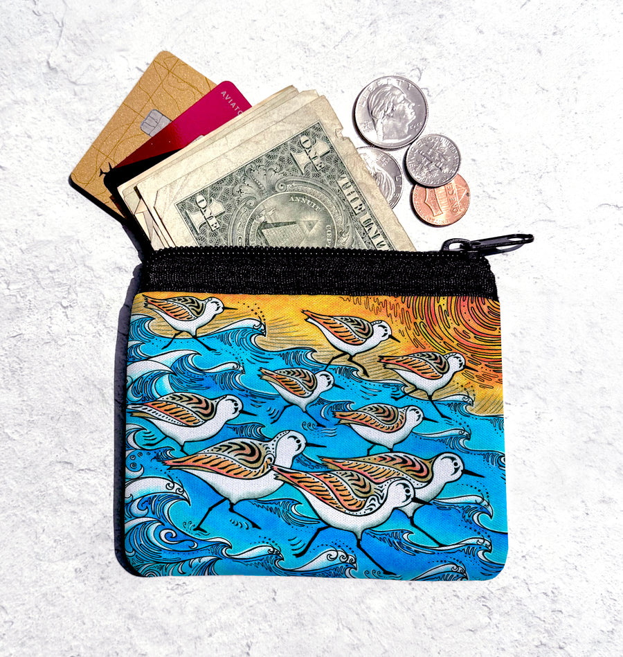 Sanderling Dance Coin Bag