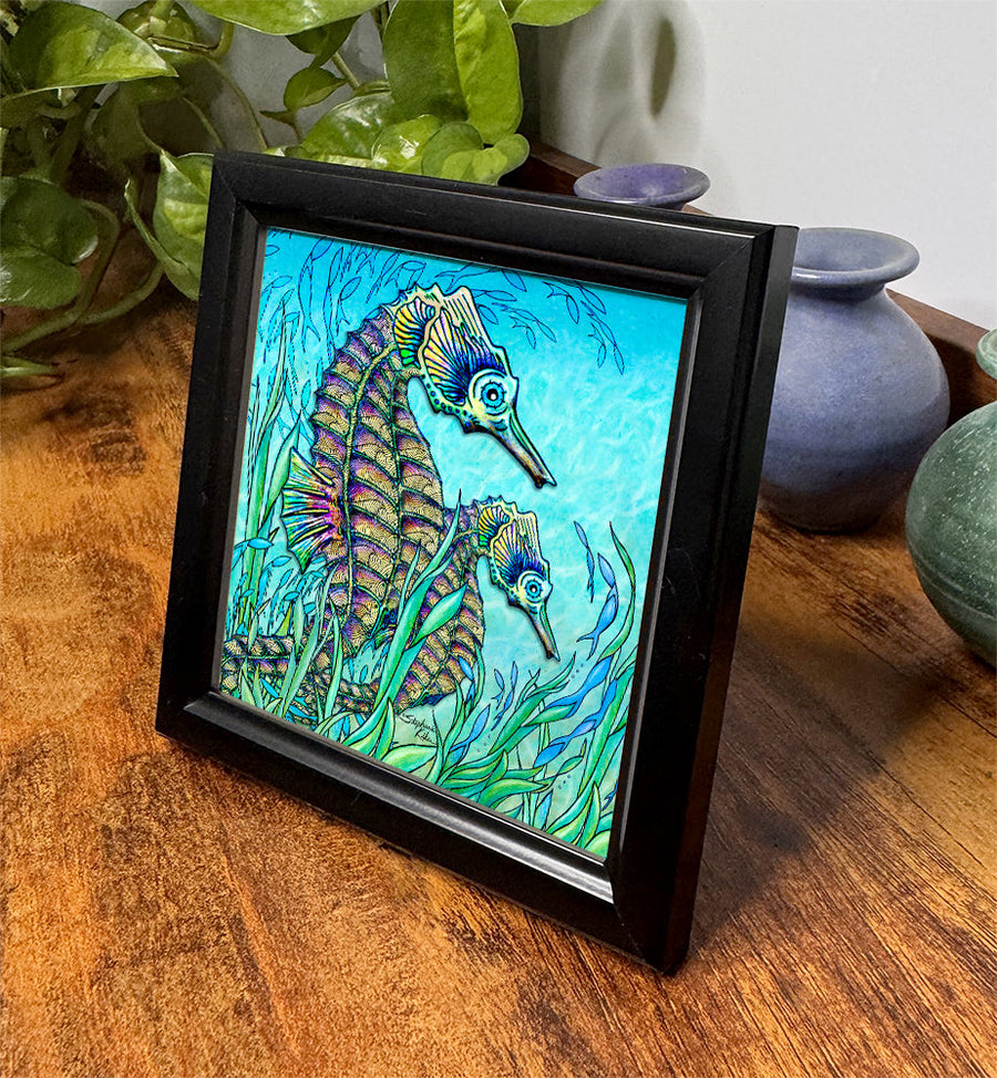 Seahorses Framed Art