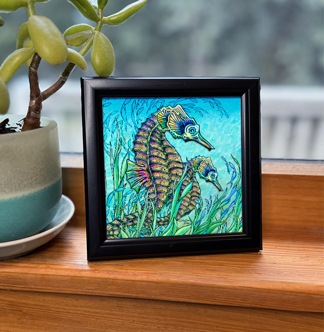 Seahorses Framed Art