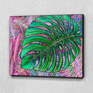 Single Monstera Wall Art Panel